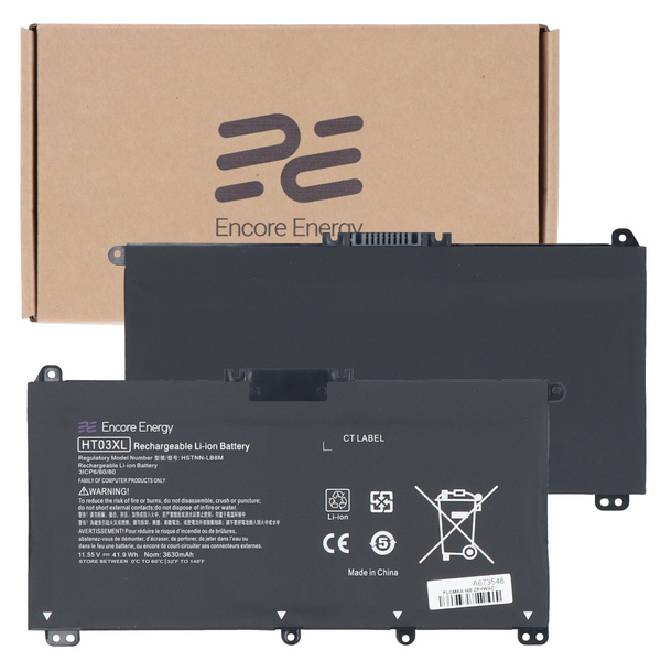 Nowa bateria Encore Energy do HP 240 245 250 255 470 G7 G8 41.9Wh 11.55V 3630mAh HT03XL