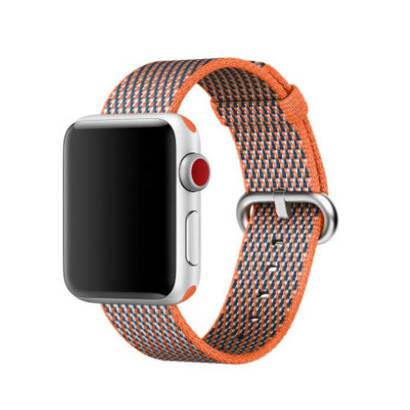 Oryginalny Pasek Apple Watch Woven Nylon Spicy Orange 38mm